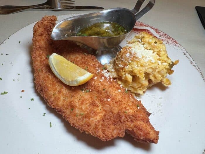 entree at Rodney's on Broadway Georgetown KY