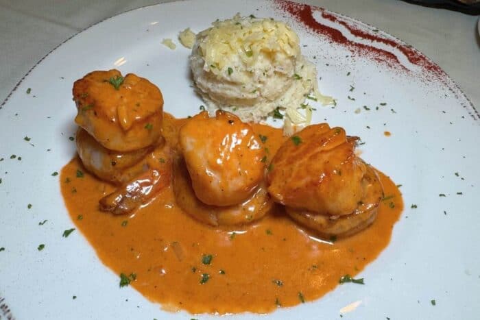 entree at Rodney's on Broadway Georgetown KY