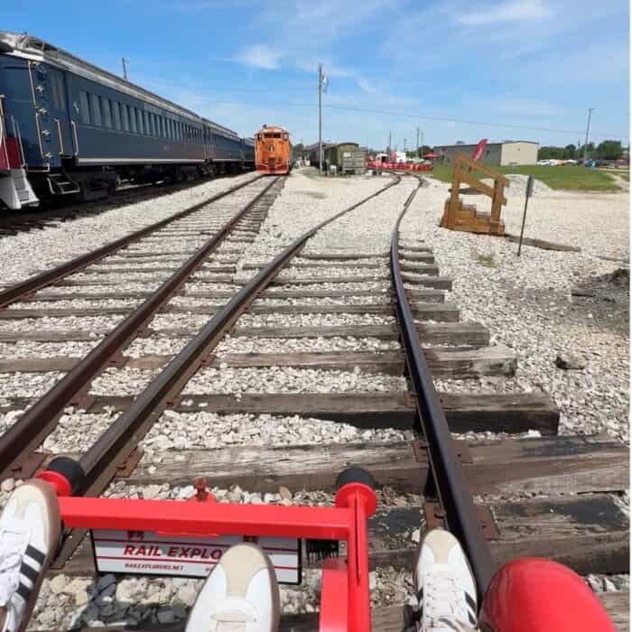 rail bike ride Rail Explorers Bluegrass Division