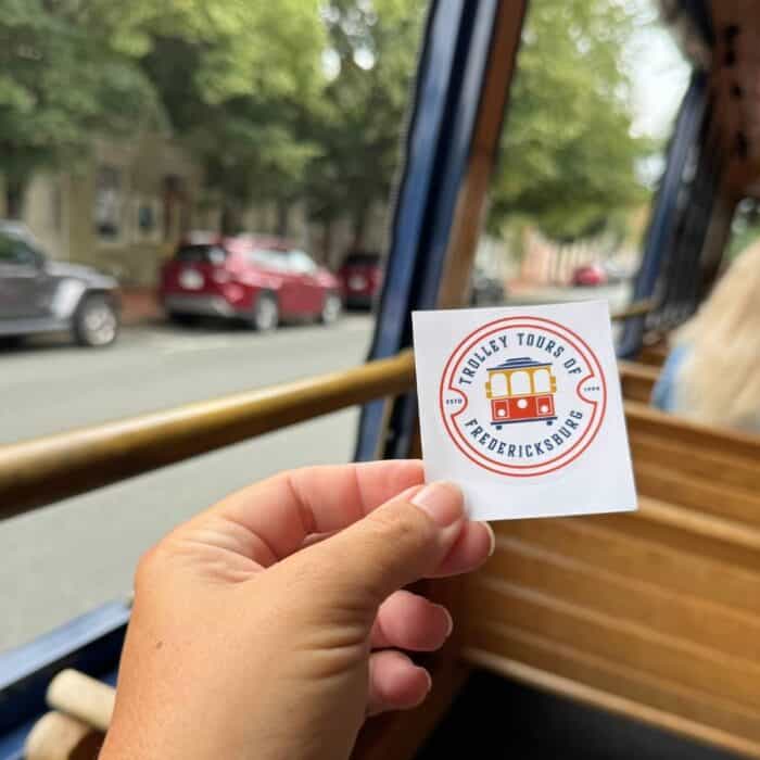 trolley tour Fredericksburg VA