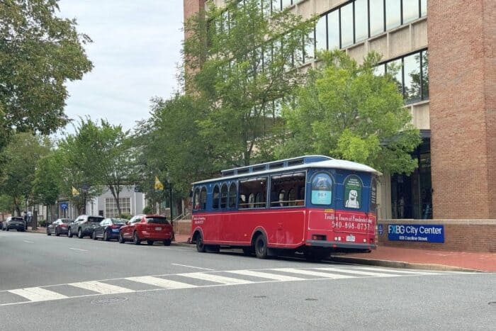 trolley tour Fredericksburg VA