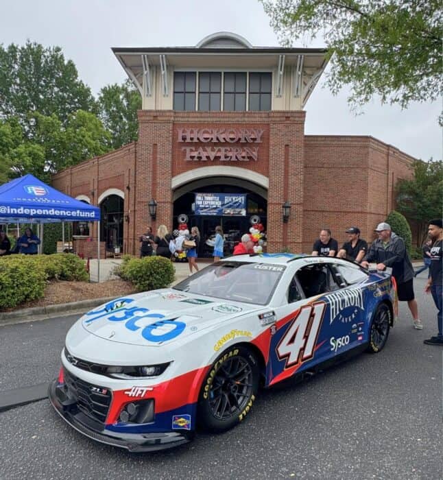 Cole Custer race car at Hickory Tavern in Charlotte NC