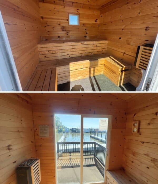 Sauna at SoLSTAY in Sandusky, OH