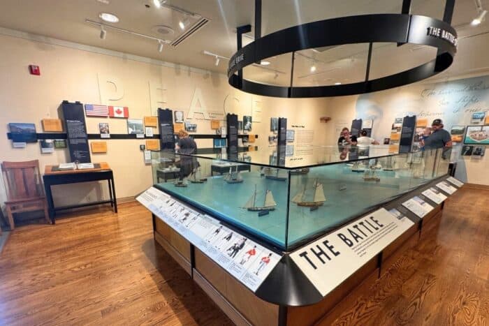 Visitor Center Perry's Victory and International Peace Monument Put-in-Island in Ohio