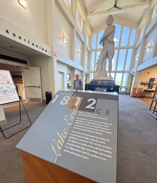 Visitor Center Perry's Victory and International Peace Monument Put-in-Island in Ohio