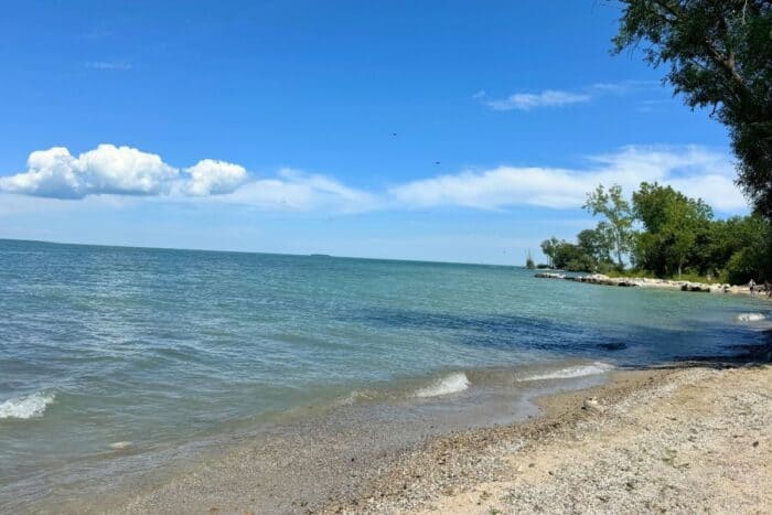 beach on Put in Bay Island