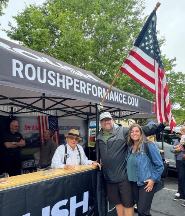 couple with Jack Roush from RFK Racing