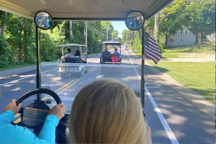 golf carts on Put in Bay Island
