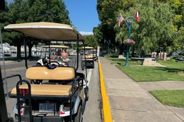 illegal parking on Put in Bay Island