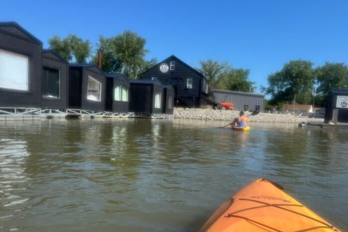 kayaking at SoLSTAY Lodging and Marina in Sandusky, OH