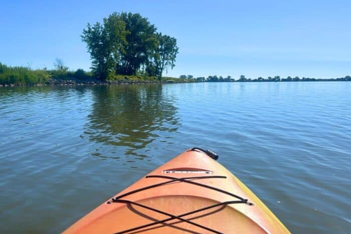 kayaking at SoLSTAY Lodging and Marina in Sandusky, OH