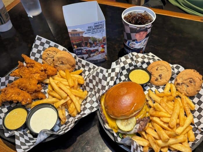 meal specials for Cole Custer Full Throttle Fan Experience at Hickory Tavern in Charlotte NC