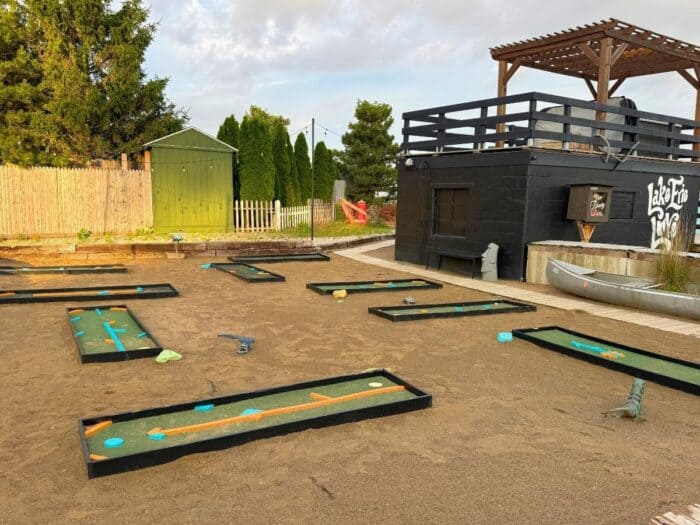 miniature golf at SoLSTAY Lodging and Marina in Sandusky OH