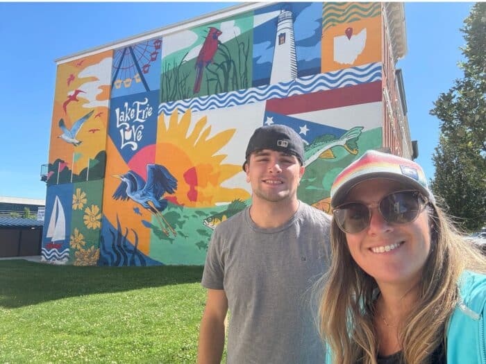 mural in Sandusky Ohio