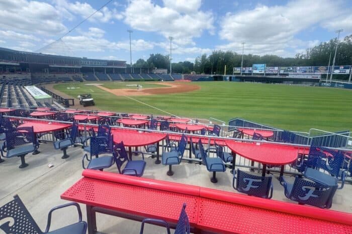 Fredericksburg Nationals baseball stadium in Virginia