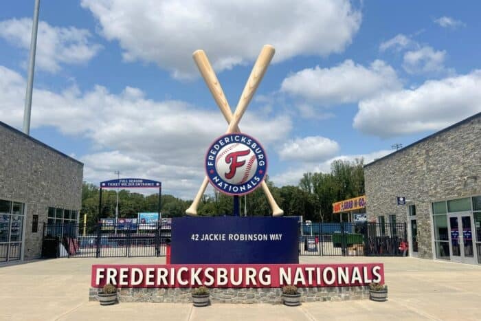 Fredericksburg Nationals baseball stadium in Virginia