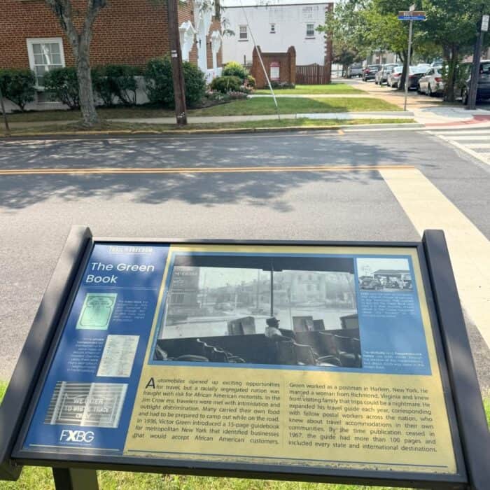 Historic Sign Fredericksburg VA