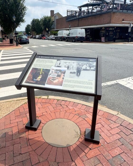 Historic Sign Fredericksburg VA