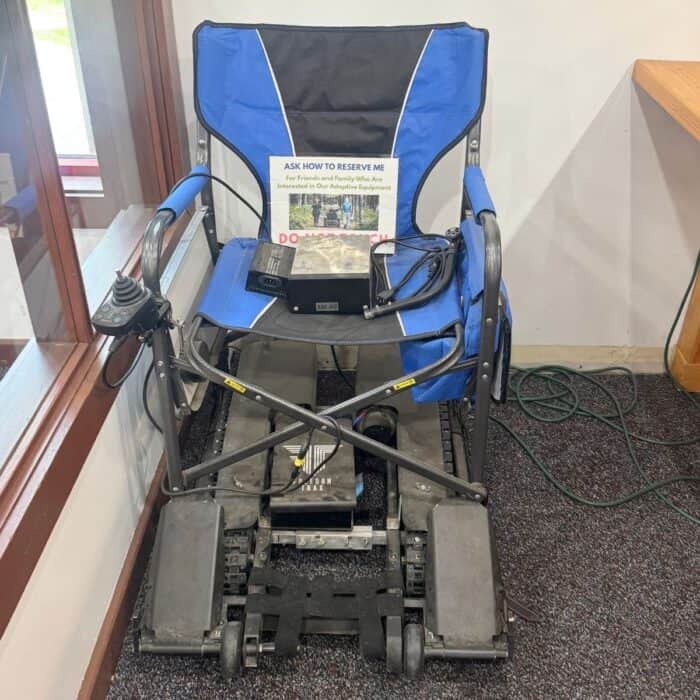 adaptive wheelchair at Muskegon Luge Adventure Sports Park in Michigan