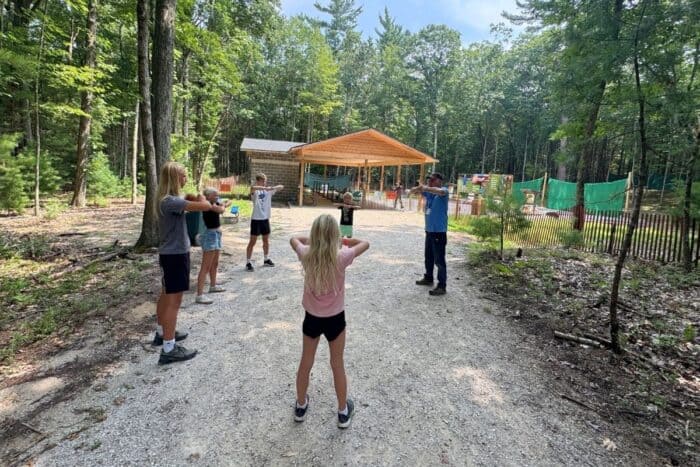 archery at Muskegon Luge Adventure Sports Park in Michigan