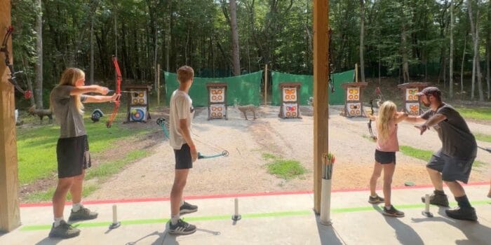 archery at Muskegon Luge Adventure Sports Park in Michigan