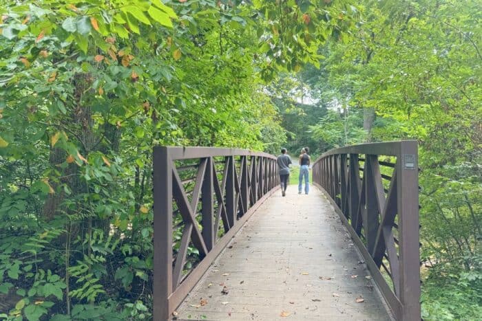 bridge at Alum Spring Park Fredericksburg VA