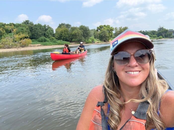 canoe on the Scenic Rappahannock River Fredericksburg VA