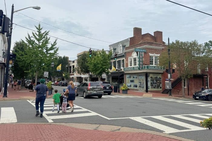 downtown Fredericksburg VA