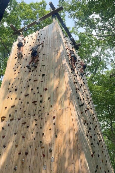 rock climbing Muskegon Luge Adventure Sports Park in Michigan