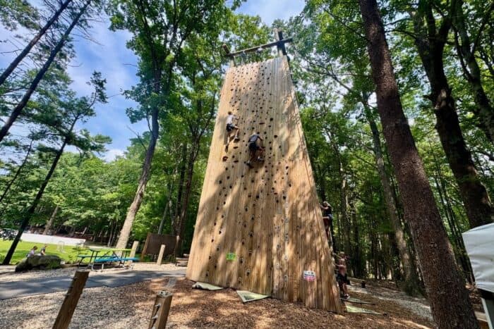 rock climbing Muskegon Luge Adventure Sports Park in Michigan