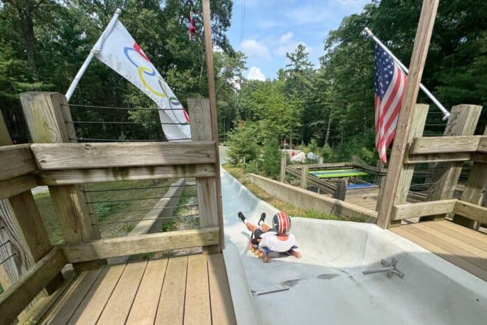 wheeled luge at Muskegon Luge Adventure Sports Complex