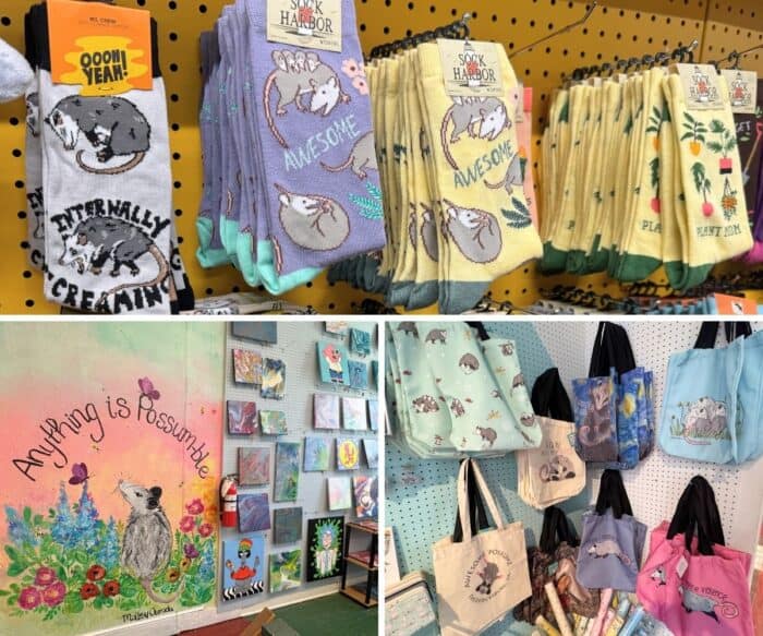 possum themed gifts Possum-bilities Fredericksburg VA