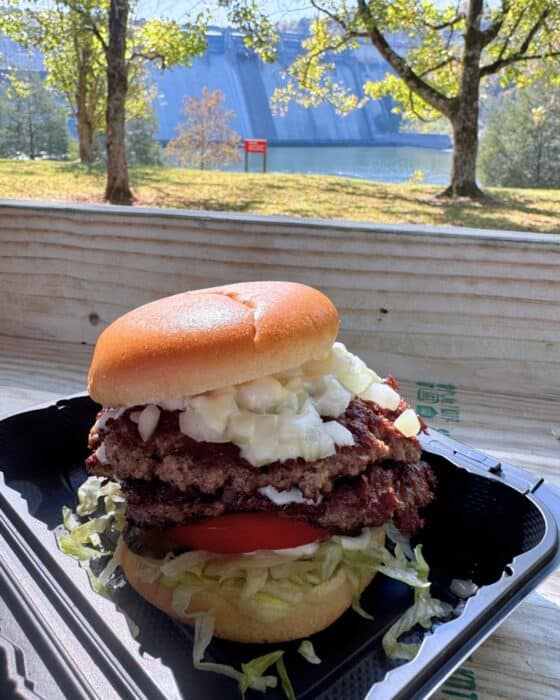 burger from Big Daddy's in Kentucky