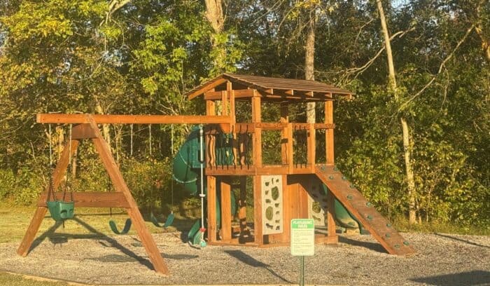 playground at Cabins of the Cumberland in KY