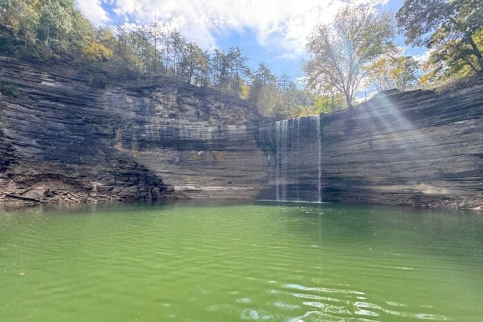 seventy six falls on Lake Cumberland in Kentucky